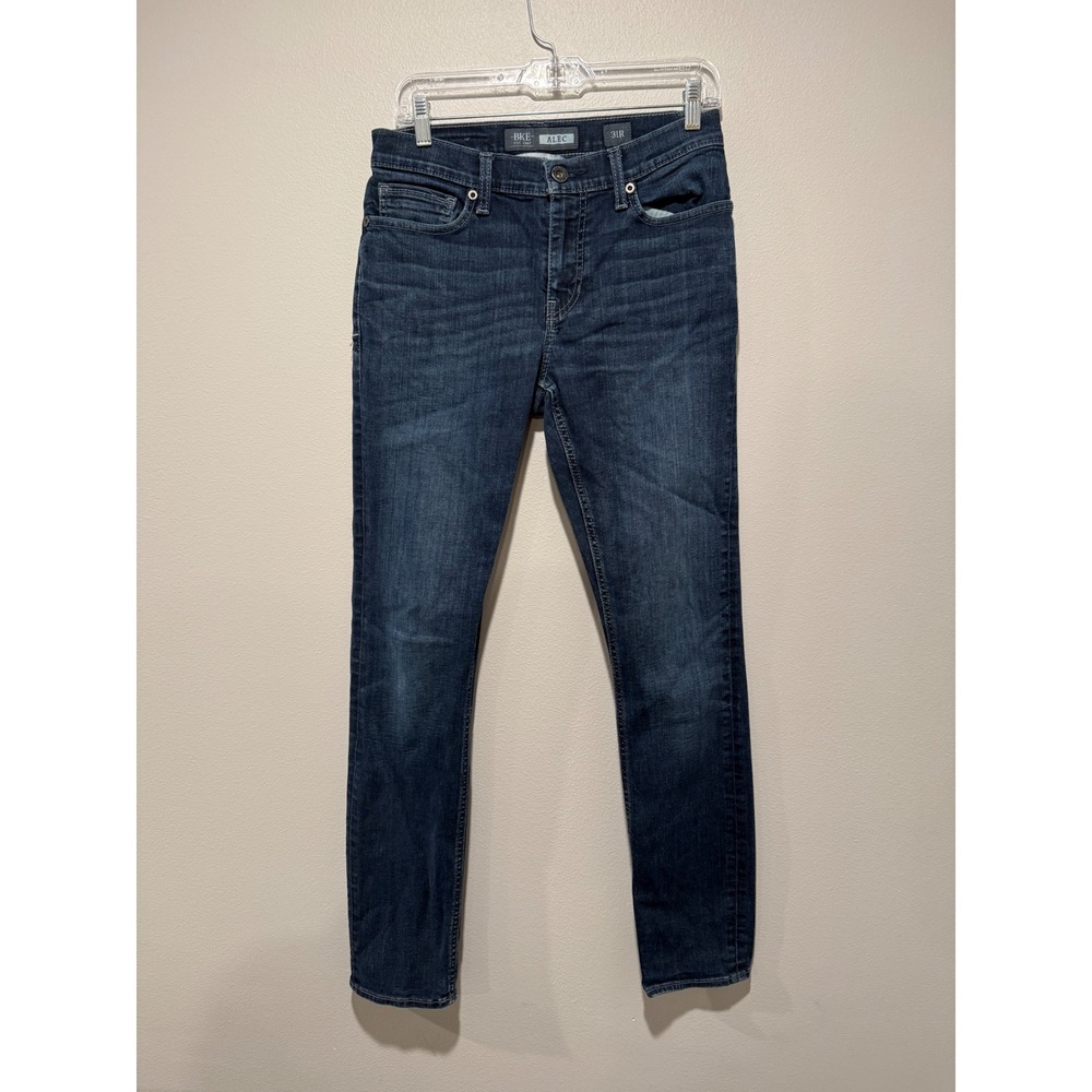 BKE Alec Skinny Jeans Mens 31R Dark Wash Denim Blue Pants Stretch Slim Fit